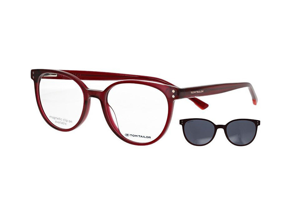 TT Clip on  60699 col. 568 berry transparent