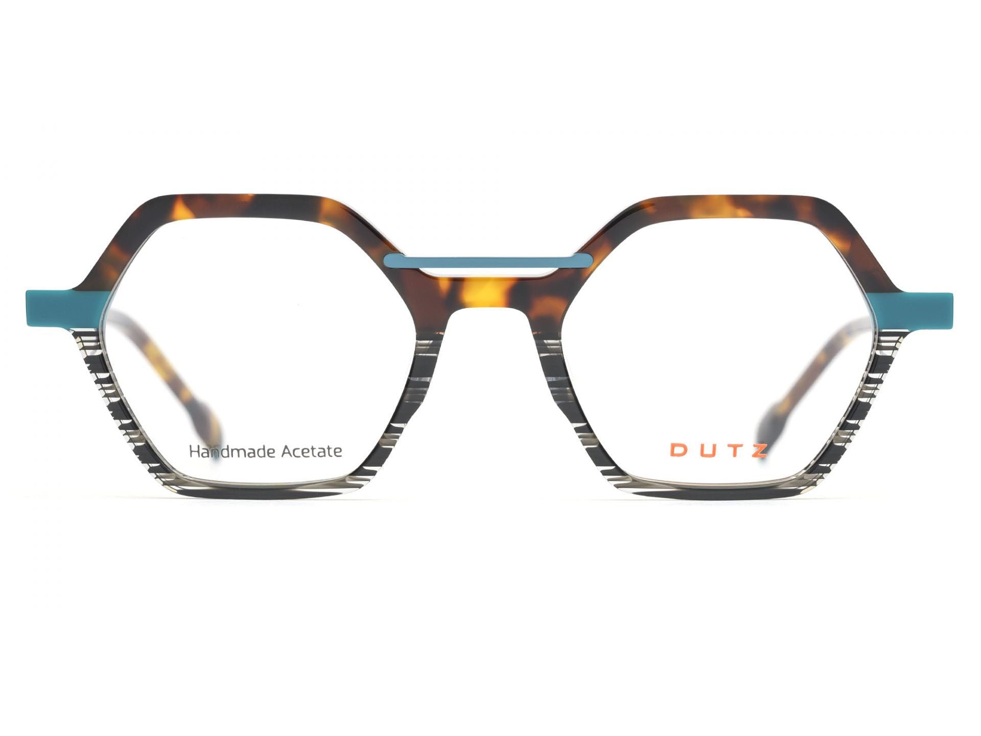 DZ2374 — Blue-Green, Black, White, Havana
