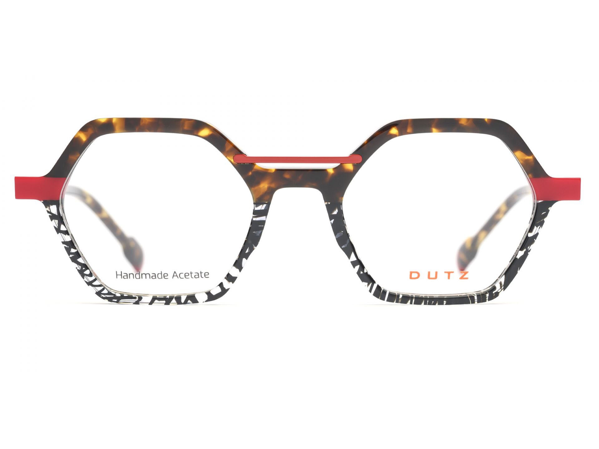 DZ2374 — Red, Havana, Black, White
