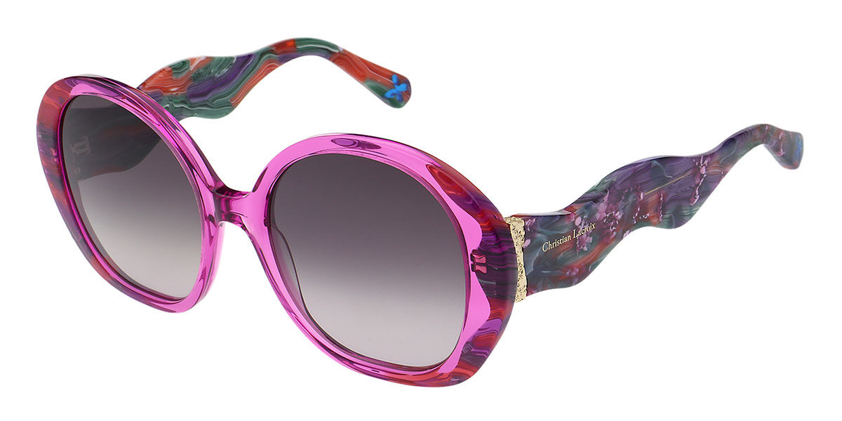 Christian Lacroix CL5133 - Transparent Marble Fuchsia Pink