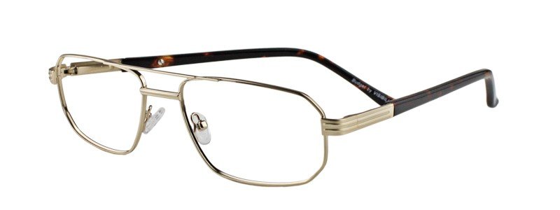 Budget 30063 col. 103gold shiny-mat/demi amber O.BU 30063 103-56 mm