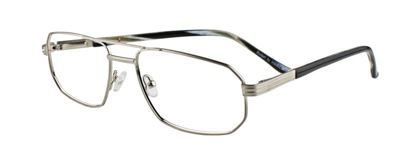 Budget 30063 col. 105silver antique/black-horn structured O.BU 30063 105