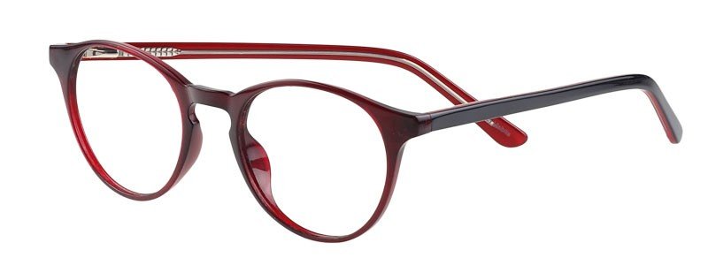 Budget 30129 col. 397red transp./black-red-crystal OD.BU 30129 397