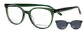 TOM TAILOR naočare Clip on  60699 col. 570green transparent
 C.TT 60699 570